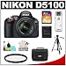 Nikon D5100 16.2 MP Digital SLR Camera & 18-55mm G VR DX AF-S Zoom Lens with 16GB Card + Case + Filter + Tripod + Cleaning & Accessory Kit