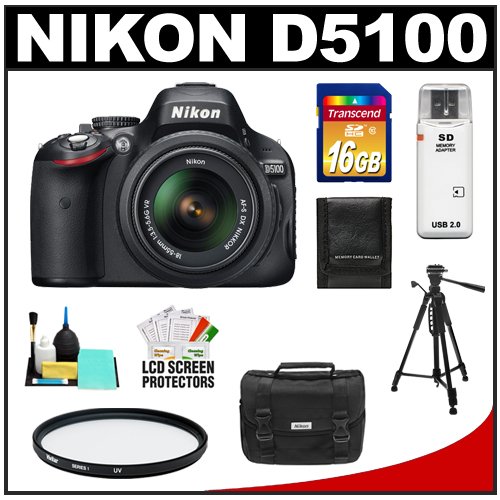 Nikon D5100 16.2 MP Digital SLR Camera & 18-55mm 