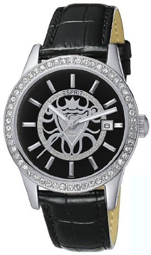 Esprit Damen-Armbanduhr Bright Crest Black ES101802004 Preisvergleich