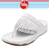 Apparel : FitFlop Fringe Sandals - Ecru - Womens