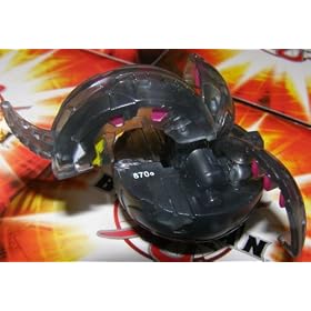 BAKUGAN B2 TRANSLUCENT DARKUS DARKON BLACK DRAGONOID 870G
