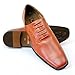 Ferro Aldo Men's Formal Brown Snipe Toe Dress Shoes Lace up Oxfords 19277a