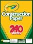 Crayola 240 Sheet Construction Paper
