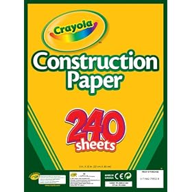 Crayola 240 sheet Construction Paper by Arts And Crafts