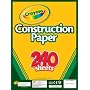 Crayola 240 sheet Construction Paper