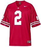 Ohio State Buckeyes #2 Red Replica Football Jersey By Nike (M)