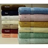 Set of 2-pc Solid Gold Terry Bath Sheet Towel 100% Egyptian Cotton By Sheetsnthings