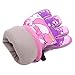 Sized Boy Girl Color Changing Winter Skiing Snowboard Gloves (Pink, M)