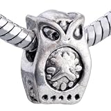 Pandora Style Bead Owl European Bead Fits Pandora Bracelet