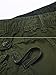 OCHENTA Men's Cotton Outdoor Multi Pocket Cargo Shorts #3233 Army Green 38