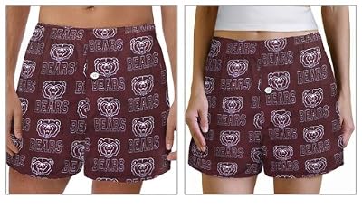 Missouri State Bears Boxers Med Missouri State University 100% Cotton Boxer Shorts for HIM or HER- SEARCH BROAD BAY BOXERS FOR MORE DESIGNS Unique GIFT Ideas Man Men Boyfriend Woman Women Ladies Mother Dad Mom CUTE!