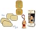 Auto Pearl - Combo Of - Bead Seat Velvet Beige , Chipkoo Sun Shade Curtain Beige Set of 4 And 8ml Car/Home/Office Hanging Air Freshener RS.1035.00