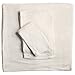 SHOO-FOO Organic Luxury Bamboo Bath Towel Set, 600 GSM, 3-Piece, Natural Cream
