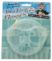 Drinking Straw Glasses Retro Novelty Christmas Gifts