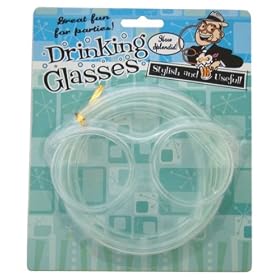 Drinking Straw Glasses Retro Novelty Christmas Gifts