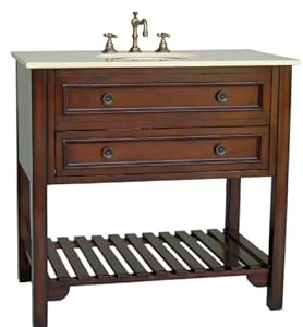 36" Country Style Dorsett Bathroom sink vanity cabinet Model K2205H