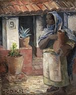 EDMUND D. KINZINGER Taxco Woman Limited Edition- Canvas