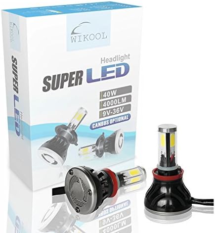 WIKOOL H11 Led Headlights Conversion Kit 6000K 40W 8000LM