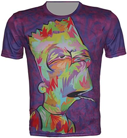 Unisex funny Simpson print 3d Swag T Shirt