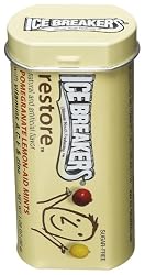 Ice Breakers Restore Lemonade/pomegranate,1.09-Ounce Boxes (Pack of 16)