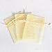 Ling's moment 5x7 Inch Organza Gift Bags Pack of 100 (Gold)