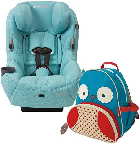 Pria 85 Special Edition Convertible Car Seat with Toddler Owl Backpack, Triangle Flow