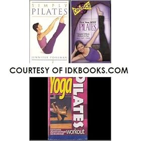 RARE AUSTRALIAN PILATES WORKOUT: Simply Pilates with Jennifer Pohlman **PLUS 2 FREE GIFTS: Crunch Pick Your Spot Pilates For Belly, Butt, and Thighs with Ellen Barrett, and Yoga Pilates Workout