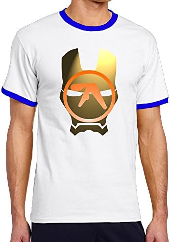 Men's Iron Electronic Twin Color Block T-shirt RoyalBlue