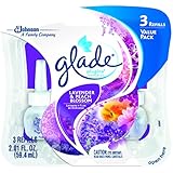Glade Plugins Scented Oil Refills, Lavender and Peach Blossom, 2.01 Fluid Ounce