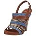 Bronx Char 37 83412-E, Damen, braun, (tan/denim/roccia 1), EU 41