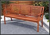 3er Holzbank,GARTENBANK,Yellow Balau,geoelt,Bangkirai