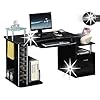 SixBros. Bureau Informatique - tr�s brillant noir - S-202A/736