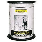 Baygard Electric Fence 1 4 White Rope - 656 Feet #795 by Baygard