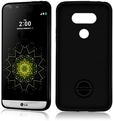 LG G5 Case, Carkoci Brushed Metal Texture, Shock Absorbent, Slim Fit, Drop Protection Rugged Cover for LG G5 Mobile Phone