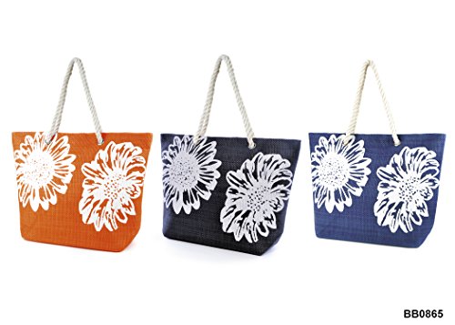 Ladies Womens Large Beach Shoulder Tote Shopping Bag Shopper Carrier Bag Flower
