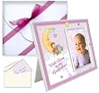Baptism Christening Gifts for Godfather "With Love" Girl Picture Frame Package