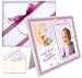 Baptism Christening Gifts for Godfather "With Love" Girl Picture Frame
