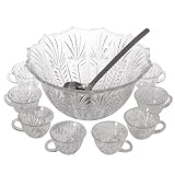 Review Crystal Clear Industries  / Portico 10-pc. Punch Bowl Set
