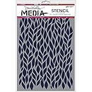 Ranger Leafy Dina Wakley Media Stencils, 6" by 9"