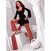 Ochre And Black Color Block Set (Petite, Tall & Misses Sizes XS-3X)