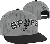 Adidas San Antonio Spurs Pinstripe Snapback Hat
