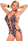 Halter Neck Side Cut Out Womens Sexy Beach One Piece Monokini