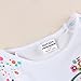 Novatx Princess Baby Long Sleeves Wave Point Winter Girls Dress H5922 White