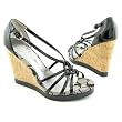 COACH Joslin Platforms Wedges Shoes Black Womens
