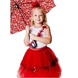 Tutu Moi Little Girls Victoria Red Tutu Outfit Set 6-7