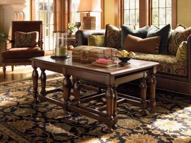 Mission Hills Nesting Cocktail Table by Lexington - Hawthorne Finish (347-953)