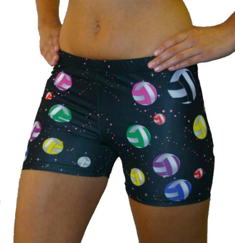 Volleyball Universe Spandex Shorts