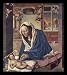 Albrecht Duerer (Marie altar, middle image, scene: Mary with child) Framed Art Poster Print - 11 X 17