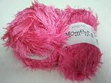 Two Balls Of 50gm PINK Moments (King Cole) Baby Double Knitting (Eyelash) Yarn (Wool) shade 275 (FREE Scarf Pattern)