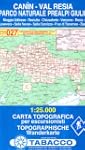 Can�n. Valli di Resia e Raccolana 1:2...